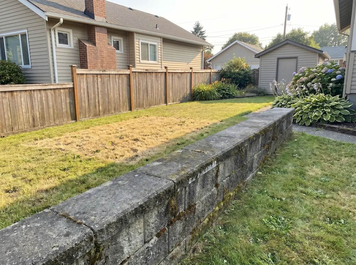 Yard Drainage Excavation Work